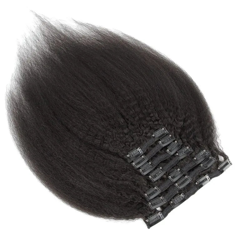 Kinky Straight Clip-in Extensions