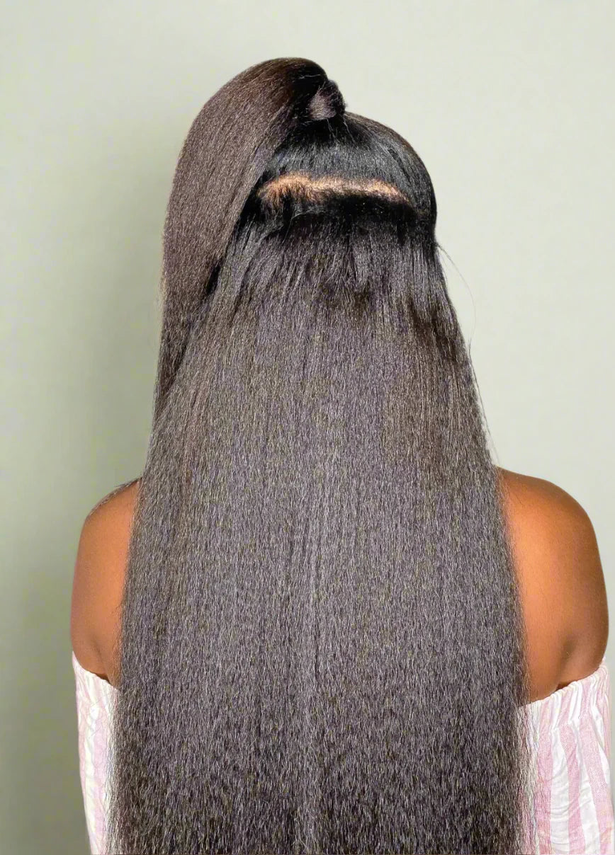 Kinky Straight Clip-in Extensions